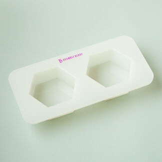 2 Cavity Silicone Hexagon Mold